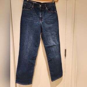 Muji Relaxed Wide Indigo Jeans 28x29